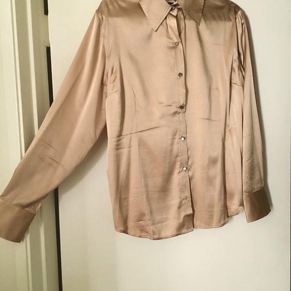 Soft Surroundings Silk Stretch Shirt - Picture 2 of 9